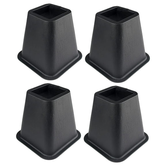 Extra Tall 6Inch Bed Furniture Risers Portable Sturdy Plastic Support for Sofa Couch Table Bed Leg Elevators Use