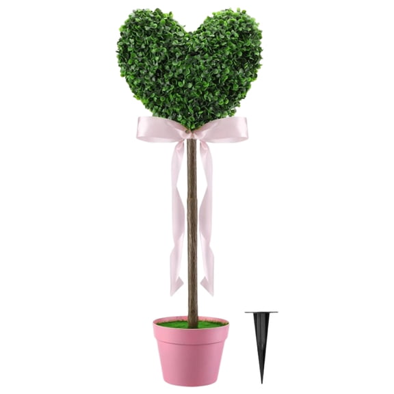 Extra-Tall Artificial Heart Plant Arrangement, 83cm Complete with Plantable Inner Liner and Stylish Pot, Sophisticated Decor for Grand Entryways, Events, or Indoor Sunrooms