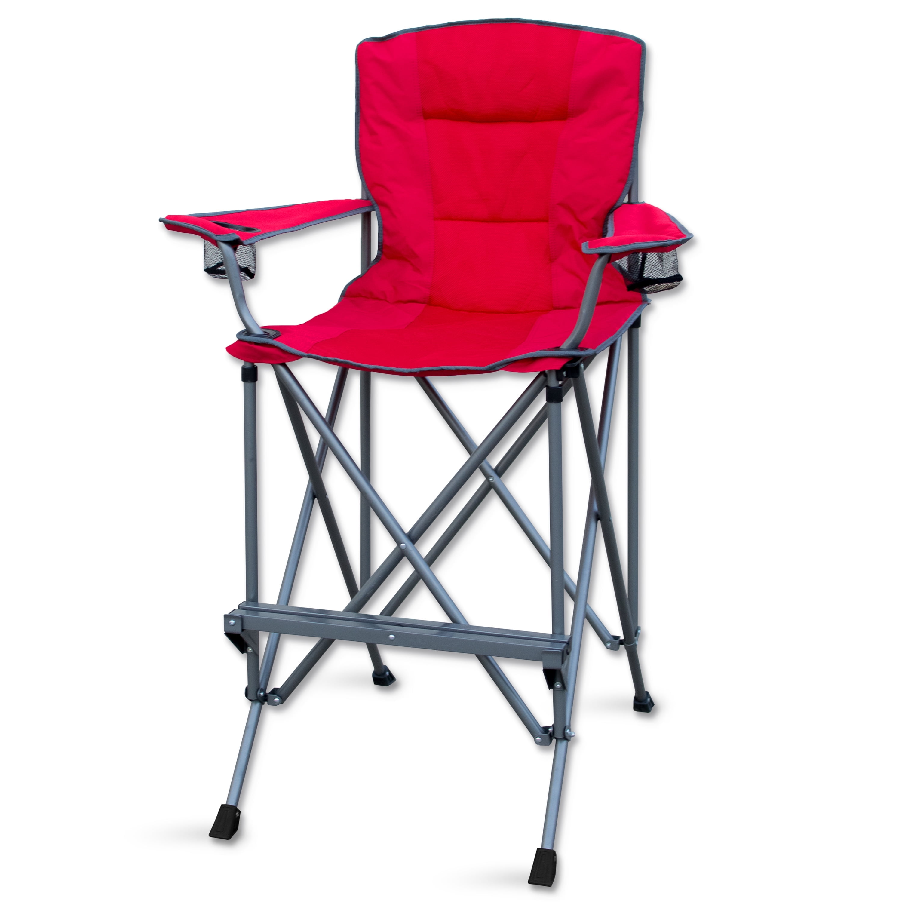 Heavy Duty Foldable Extra Tall Director Chair Portable, with