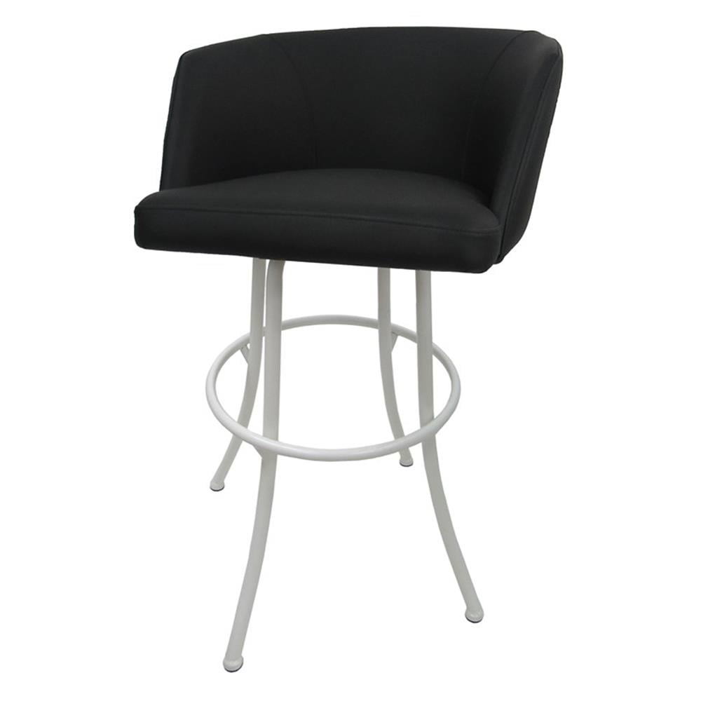 Custom Swivel Metal Bar Stool 34'' in White