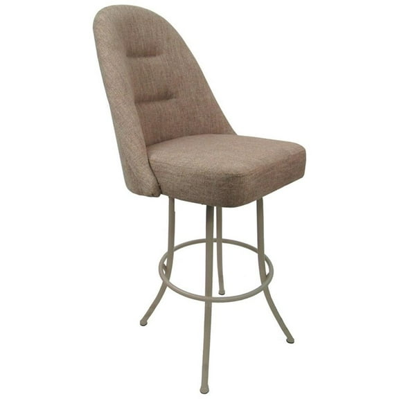Extra Tall Swivel Metal Bar Stool 34" M-235 - Basin Beige - Beige
