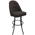 thumbnail image 1 of Extra Tall Swivel Bar Stool 34" M-235 - Sanora Brown Fabric - Coffee Metal, 1 of 2