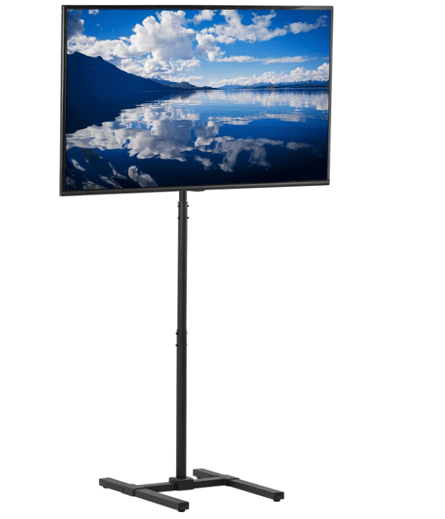 Extra Tall TV Floor Stand for 13 to 50 inch Screens, LED OLED 4K Smart