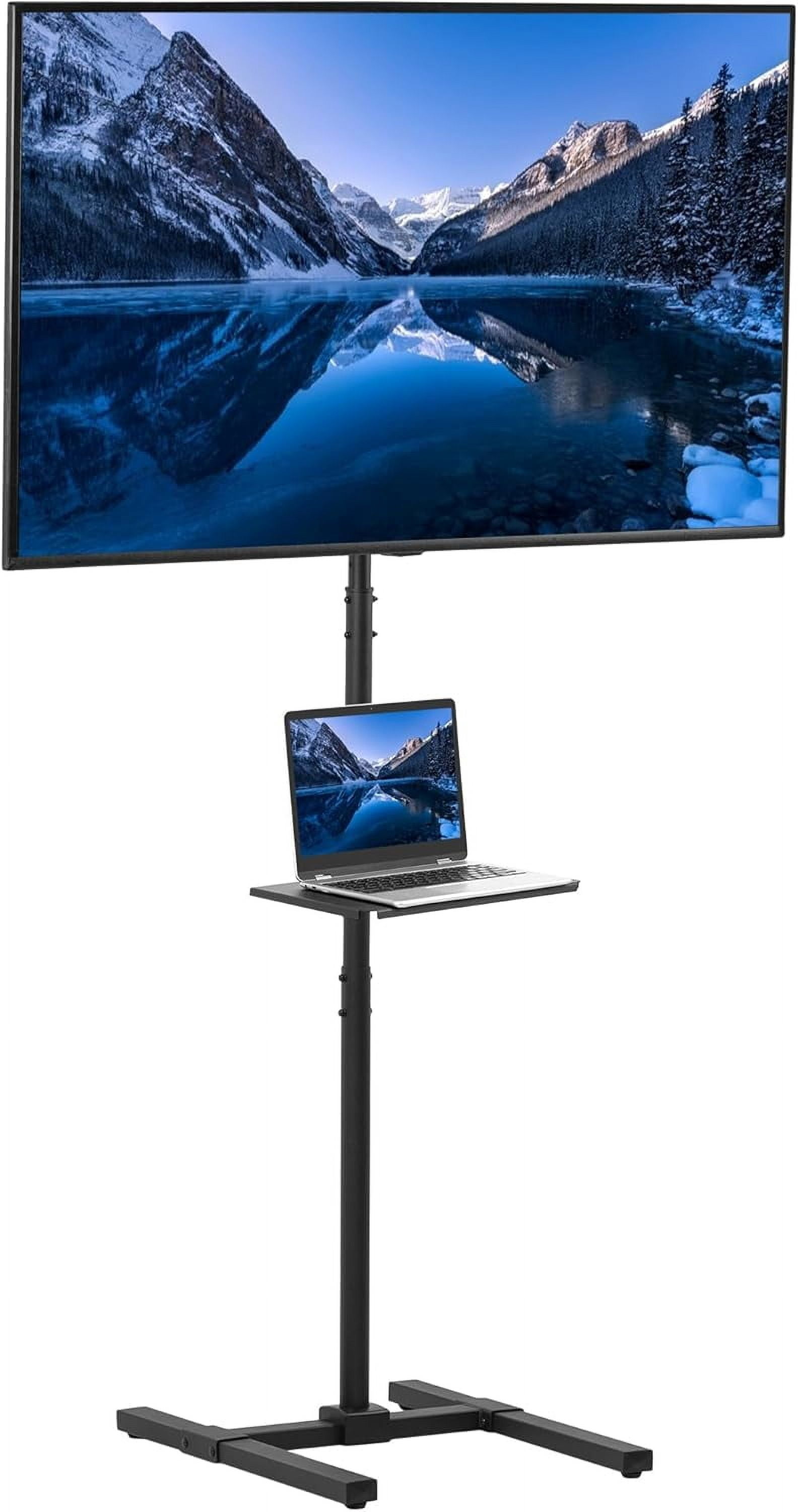 Extra Tall TV Floor Stand with Shelf for 13 to 50 inch Screens, LED ...