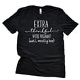 thumbnail image 1 of Extra Thankful This Year Shirt, Thanksgiving Maternity Shirt, Pregnancy Announcement Shirt (Black Mens, Large), 1 of 6