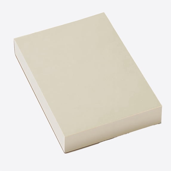 Extra Thick 500-Page Blank Sketchbook Tearable Drawing Notepad Portable Unlined Paper Journal For Office Art Khaki