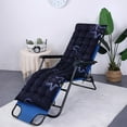 thumbnail image 1 of Extra Thick 61 Inch Patio Cushion with Secure Ties - Non-Slip Chaise Lounger & Swing Bench Pad for All-Weather Comfort, 1 of 7