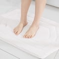 thumbnail image 1 of Extra Thick Bath Linen Rug Set Soft Plush Anti-Slip Bath Mat Water Absorbent Shaggy Polyester for Bathroom Living Room Bedroom Gray 24x36 Inches, 1 of 8