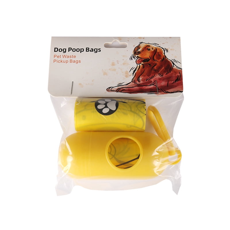 Extra Thick Biodegradable Dog Poop Bags with Fresh Cinnamon Scent, 9" x 13" Heavy Duty Leak-Proof Pet Waste Bags, 15 Bags per Roll, Eco-Friendly Outdoor Walking Essentials