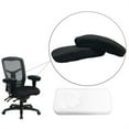 thumbnail image 1 of Extra Thick Chair Armrest Cushions (2 Piece Set) - Memory Foam Gaming Chair Pads with Anti-Slip Bottom & Removable Washable Cover (Black), 1 of 9