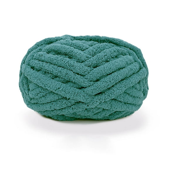 Extra Thick Chenille Yarn for Arm Knitting and Hand Knitting â Super Soft Jumbo Giant Bulky Yarn Skeins for Blankets Crocheting, Fluffy Plush No Knots Yarn (1007.87 Length*0.79Width)