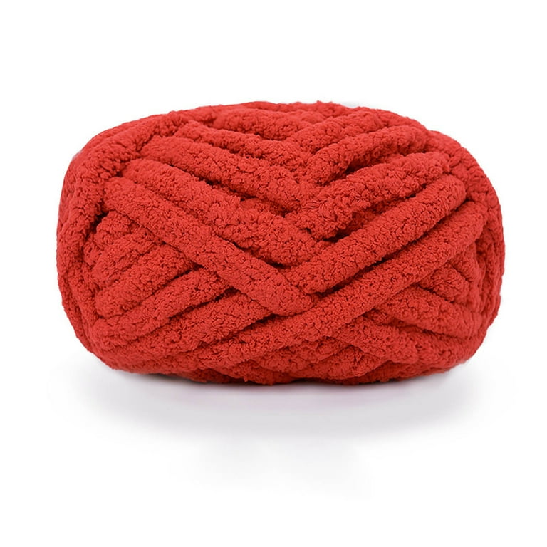 Extra Thick Chunky Chenille Yarn for Arm Knitting and Hand