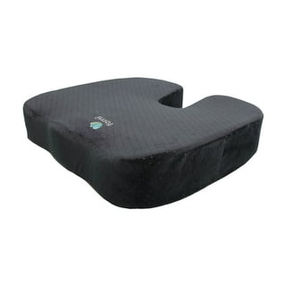 Black Mountain Products Orthopedic Memory Foam Seat Cushion with Supporting Trav