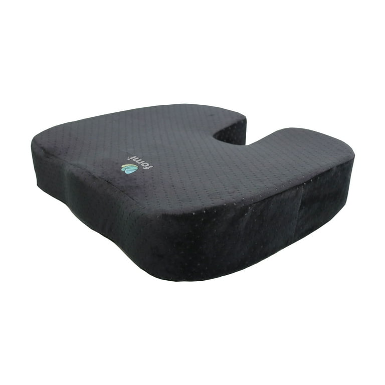 https://i5.walmartimages.com/seo/Extra-Thick-Coccyx-Orthopedic-Memory-Foam-Seat-Cushion-FOMI-Care-Black-Large-For-Car-Truck-Seat-Office-Chair-Wheelchair-Back-Pain-Relief_193515bb-a7dc-4356-86af-dc4394e22fd2_1.df113fa8984b9804c043dcfd97849fba.jpeg?odnHeight=768&odnWidth=768&odnBg=FFFFFF