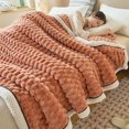 thumbnail image 1 of Extra Thick Double Layer Flannel Fleece Blanket | Super Soft & Warm Throw for Bed, Couch, or Office Nap | 78.74x59.05 Inches | Multiple Colors, 1 of 6