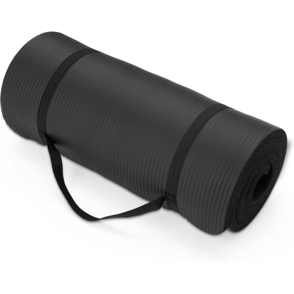 Extra Thick Exercise Yoga Mat with Carrying Strap
