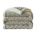 thumbnail image 1 of Extra Thick Flannel Fleece Blanket - Double Layer Warm Cozy Throw for Bed, Couch, Office Nap & Camping - 1 Pack Soft All-Season Microfiber Blanket, 1 of 5