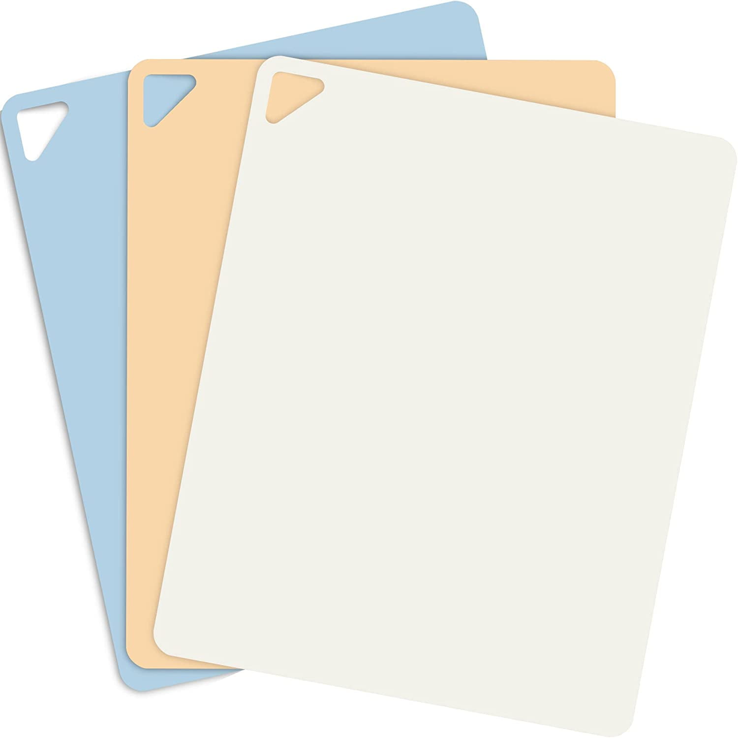 Extra Thick Flexible Cutting Boards for Kitchen - Set of 3