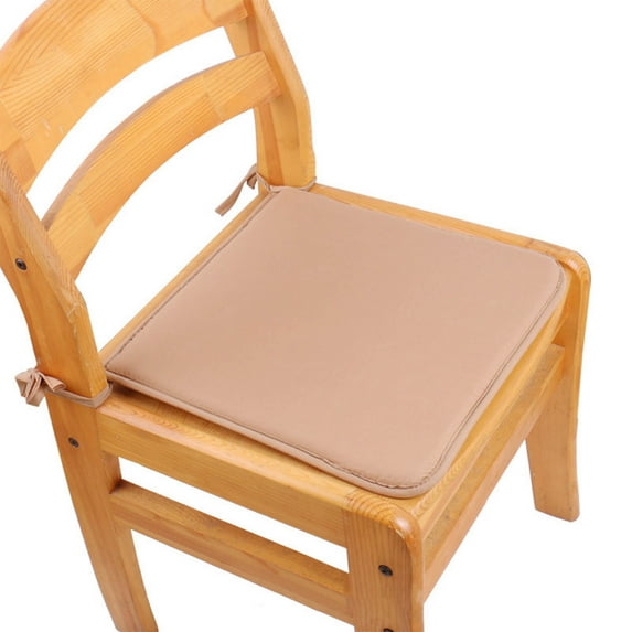 Extra Thick Foam Chair Cushion with Detachable Fleece Lining for Washing, Thickened Dining Chair Cushions-home Straps-summer Chair Cushions-chair Cushions-office Seat Cushions