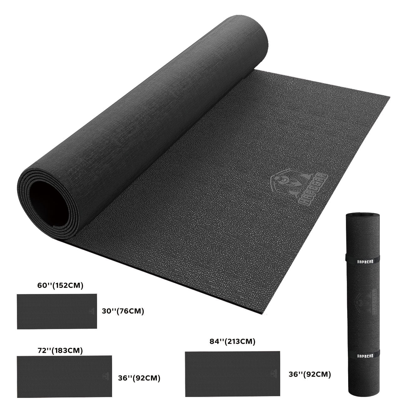 Extra-Thick Gym Mat (2.5x5/3x6/3x7 ft) – Non-Slip Floor Protection