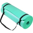 thumbnail image 1 of Extra Thick High-Density Foam Yoga Mat – Multiple Thicknesses (1/2" & 1") / Colors Double-Sided Non-Slip Surface with Carrying Strap for Pilates, Home Workouts, 1 of 2