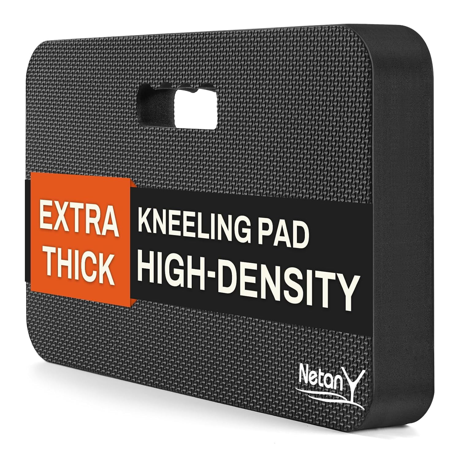 Extra Thick Kneeling Pad for Gardening, Comfortable Knee Pad Cushion, Extra Large Foam Kneeler Mat for Gardening, Baby Bath, Workout, Exercise & Yoga, Mechanic, 17.8 x 11 x 1.5 in, Black