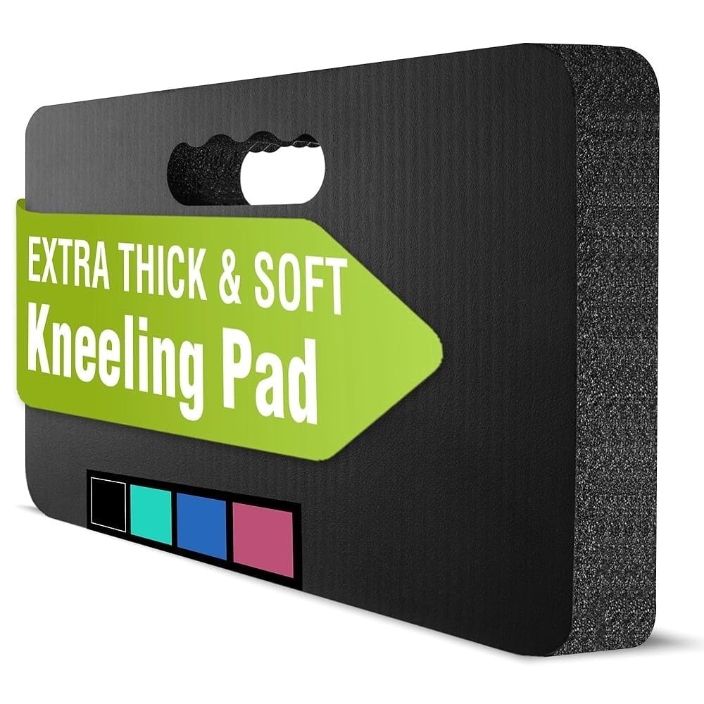 Extra Thick Kneeling Pad, Soft Foam Cushioning for Knee, Large Foam Kneeler Mat for Gardening, Bathing Baby, Workout Supplies, 17.5 x 11 x 1.5 in, Robin's egg Blue