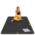 thumbnail image 1 of Extra Thick Non-Slip Yoga Mat, 6' x 4' x 8mm, Barefoot Exercise & Fitness, 1 of 7