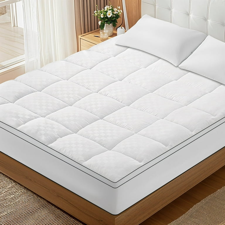 Queen pillow top mattress pad walmart outlet
