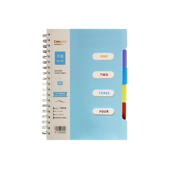 Extra Thick Refillable Notebook Coil Binding And Planner Flags For Students Specialists B5 Portable Design