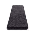 thumbnail image 1 of Extra Thick Shaggy Runner Rug - Soft Velvet Fleece & Foam, Non-Slip Backing, Highly Absorbent for Bathroom & Laundry Room, Machine Washable, Modern Long Plush Design,Black, 1 of 5