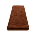 thumbnail image 1 of Extra Thick Shaggy Runner Rug - Soft Velvet Fleece & Foam, Non-Slip Backing, Highly Absorbent for Bathroom & Laundry Room, Machine Washable, Modern Long Plush Design,Brown, 1 of 5