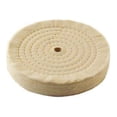 thumbnail image 1 of Extra Thick Spiral Sewn Buffing Wheel, 6 (80 Ply), 1 of 4