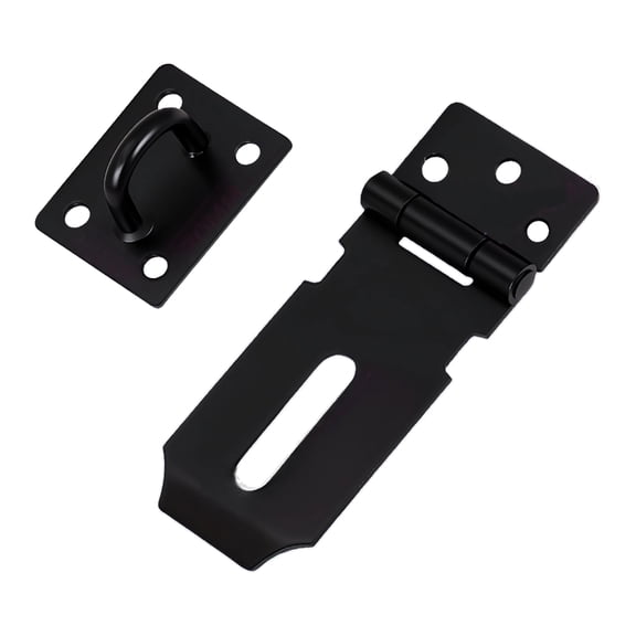 Extra Thick Steel Security Latches Foldable Locking Mechanism Foldable Door Fastener for Door Reinforcement & Defense