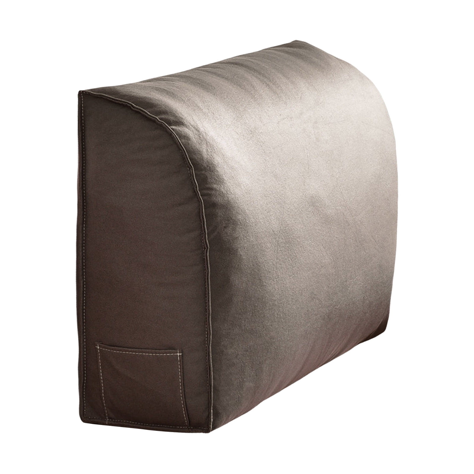 Extra Thick Wedge Back Cushion for Sofa and Bed, Orthopedic Lumbar Support Pillow with Removable Cover, Reading Headboard Pillow for Living Room, Waist Neck Back Pain Relief Comfort