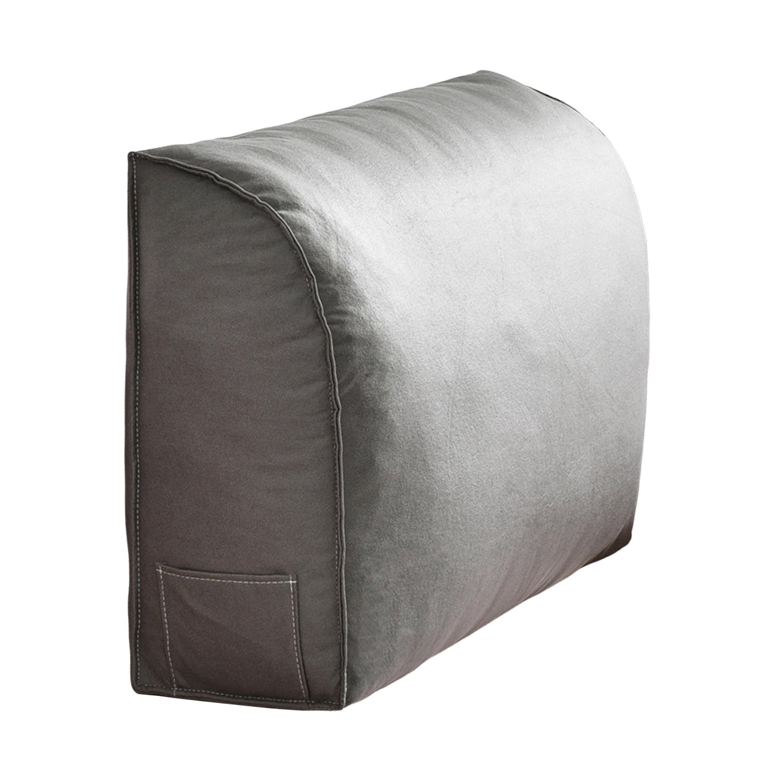 Extra Thick Wedge Back Cushion for Sofa and Bed, Orthopedic Lumbar Support Pillow with Removable Cover, Reading Headboard Pillow for Living Room, Waist Neck Back Pain Relief Comfort