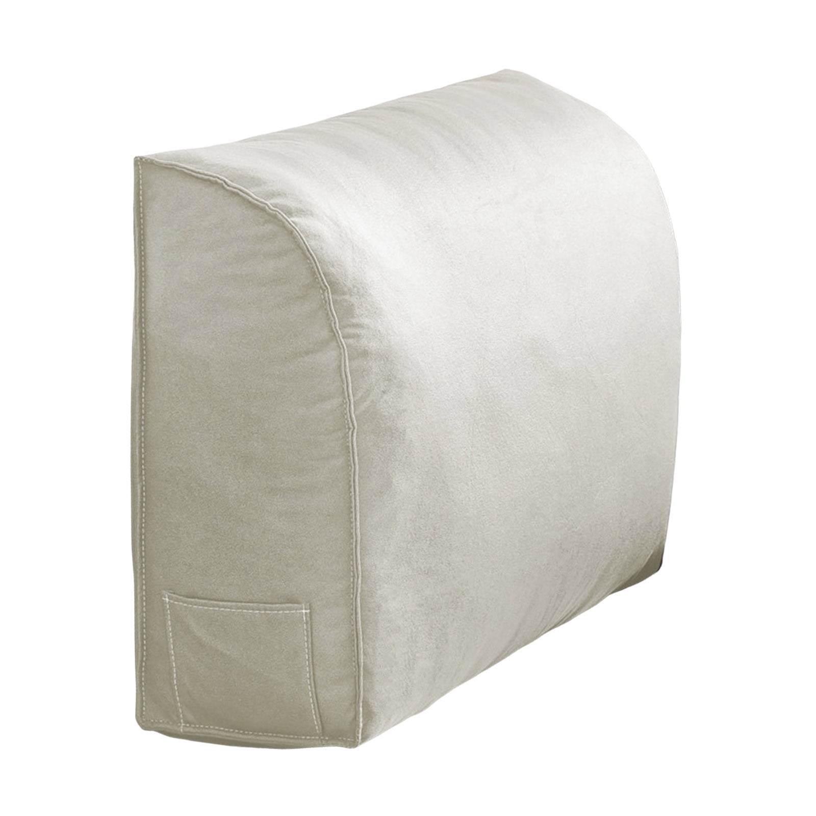 Extra Thick Wedge Back Cushion for Sofa and Bed, Orthopedic Lumbar Support Pillow with Removable Cover, Reading Headboard Pillow for Living Room, Waist Neck Back Pain Relief Comfort
