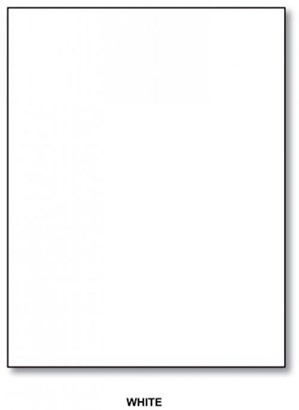 Extra Thick White 100lb. Card Stock 5 1/2" x 8 1/2" Sheets (Half Letter