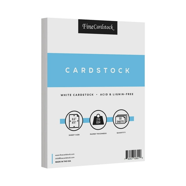 Extra Thick White Cardstock Paper Heavyweight Card Stock for Arts and
