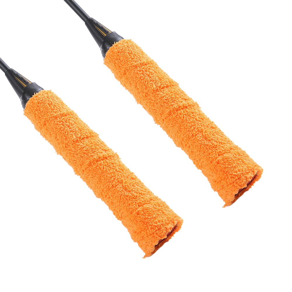 Extra Tight Padel OverGrip - High Sweat Absorption - Non-Slip Padel Tennis  Racket Grip Tape - Soft Surface - Designed for Padel Rackets - Pack of  3，Orange 