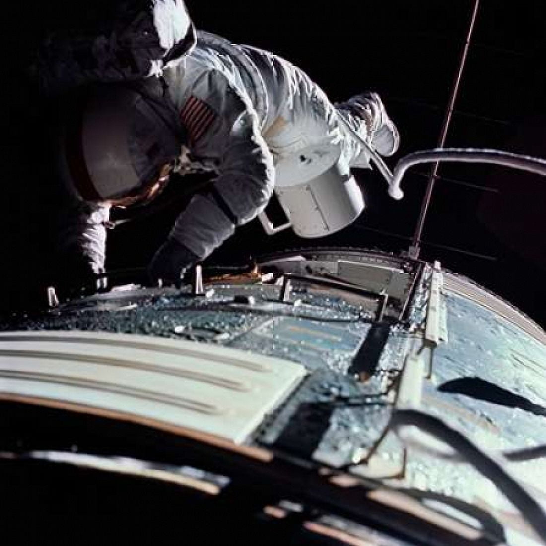 Extra Vehicular Activity Apollo 17 1972 Canvas Art - NASA (24 x 24)
