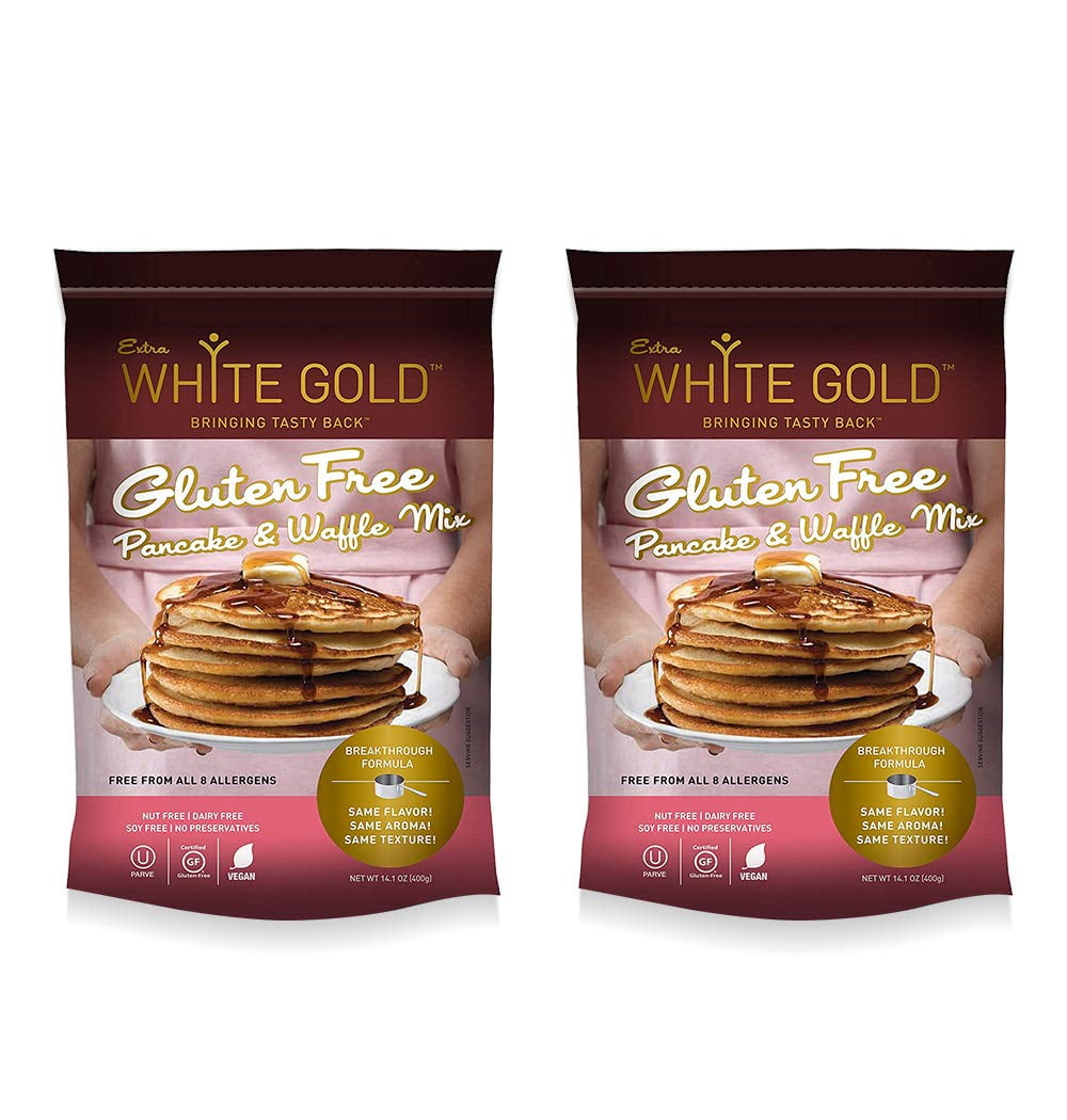 Extra White Gold Gluten Free Pancake & Waffle Mix (2 pack)