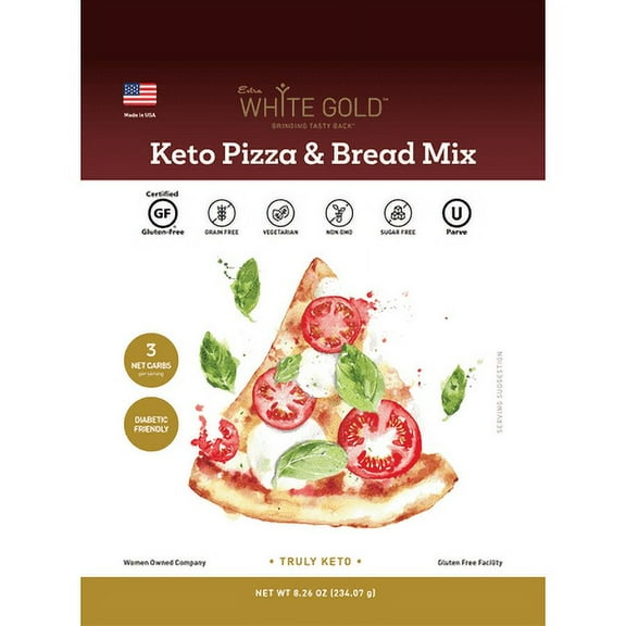 Extra White Gold Pizza Keto Pizza & Bread Mix