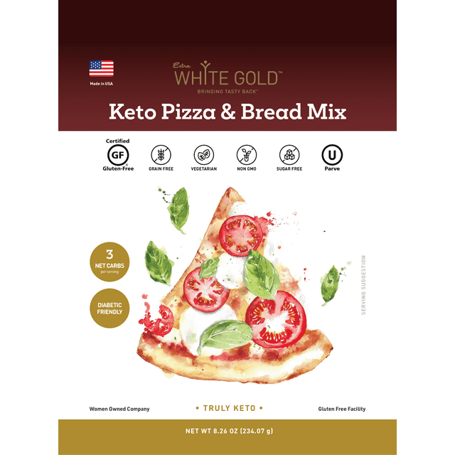 Extra White Gold Pizza Keto Pizza & Bread Mix