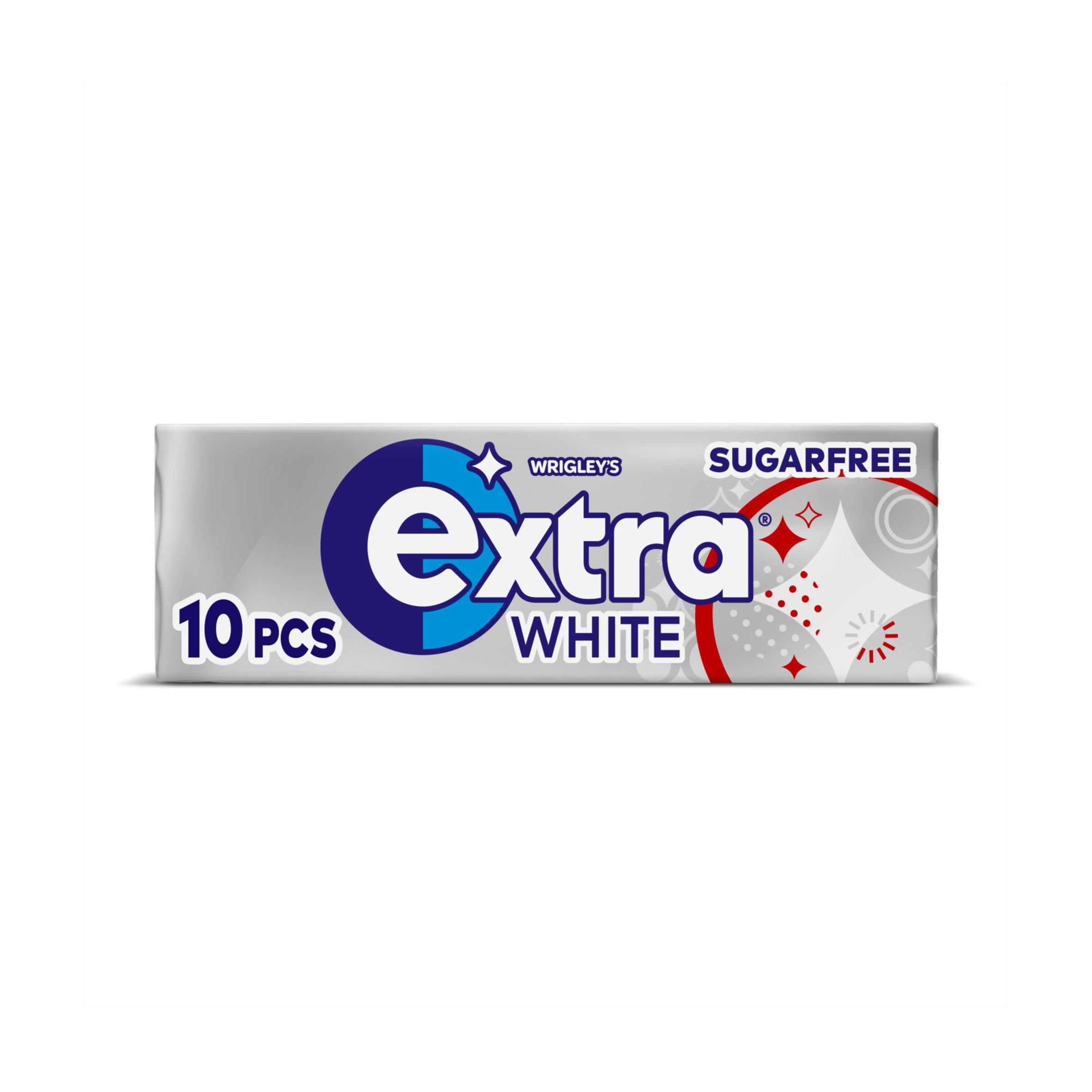 Extra White Sugarfree Chewing Gum 10 Pieces, Imported from Britain