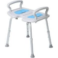 Extra Wide 23Inch Shower Chair with Arms and Back,Heavy Duty Shower