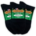 thumbnail image 1 of Extra Wide Athletic Quarter Sock (3 Pairs) for Men and Women, Made in USA, Pick your size, Do not size up., 1 of 6