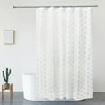thumbnail image 1 of Extra Wide Beach Shower Curtain - 71x79 Inch Waterproof PEVA Liner with Shell Design, 1 of 6