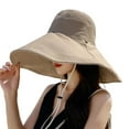 thumbnail image 1 of Extra Wide Brim Anti-UV Fisherman Women * Hat Summer G5H1 Sun P5W4 Bucket, 1 of 6