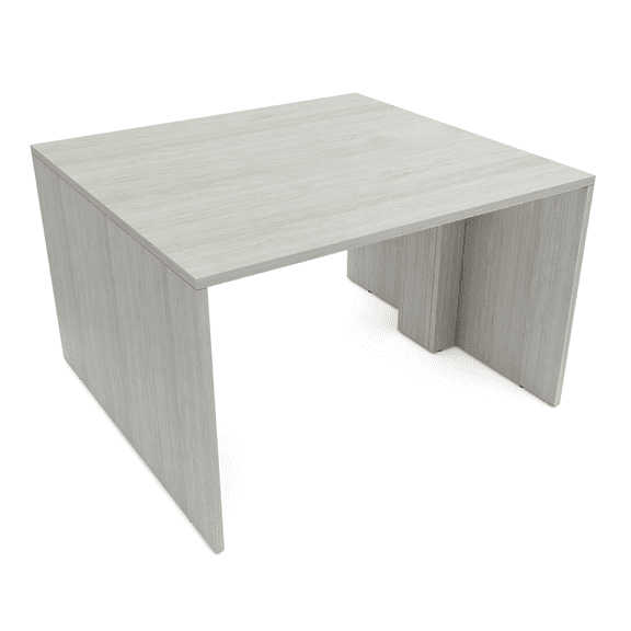 Extra Wide Collaboration Table | 2 Person Group Desk | 4x4 Laminate Table| Lakeland Salt